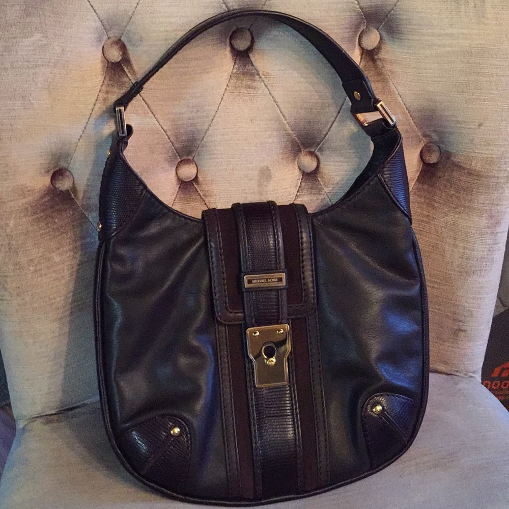 Michael Kors brown leather purse